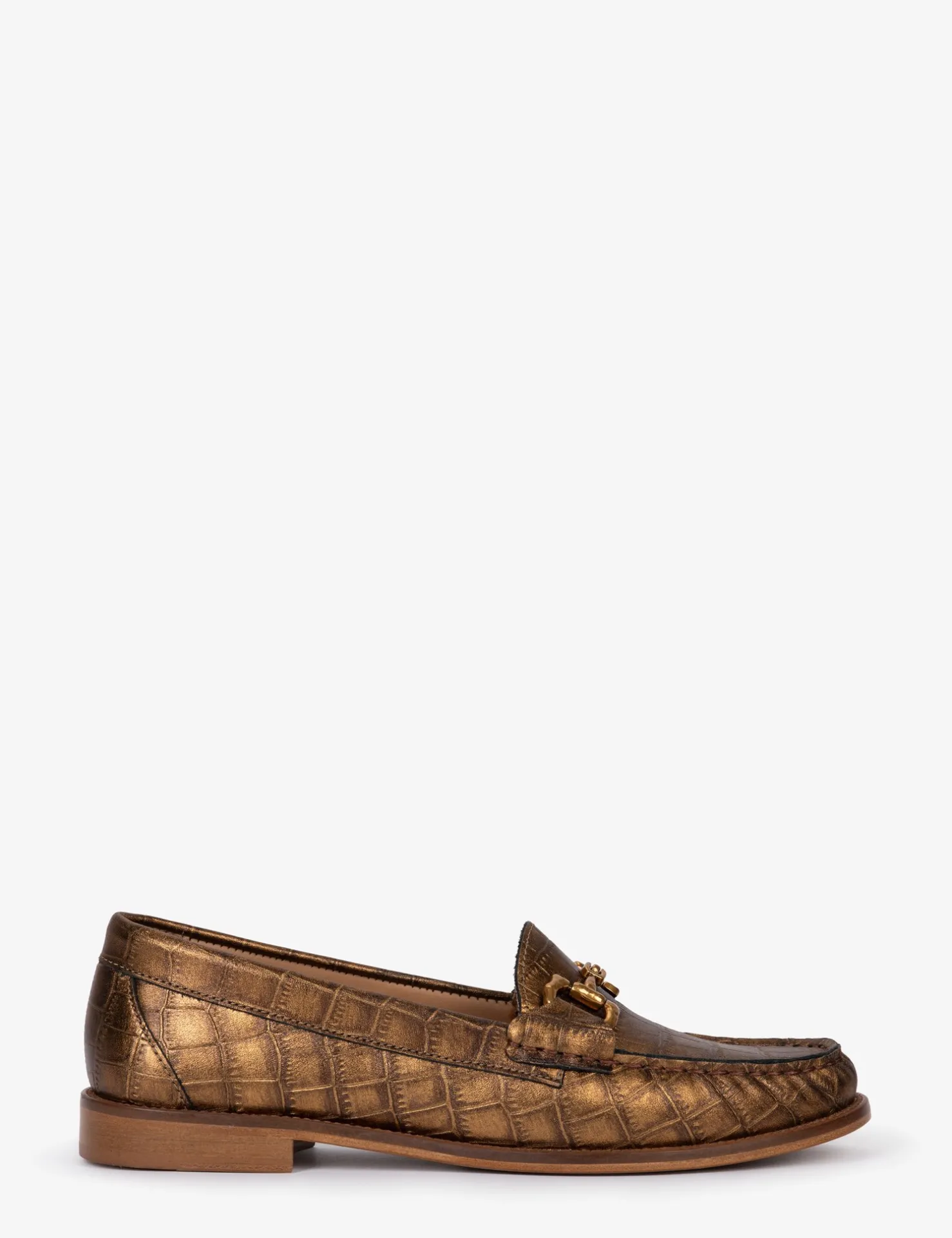 Penelope Chilvers Loafers*Ayr Metallic Croc Loafer