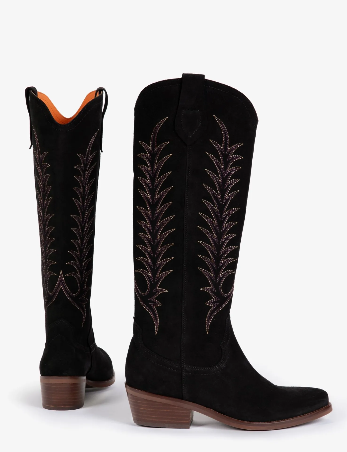 BOY Penelope Chilvers Heeled Boots | Cowboy Boots*Blanca Suede Embroidered Boot