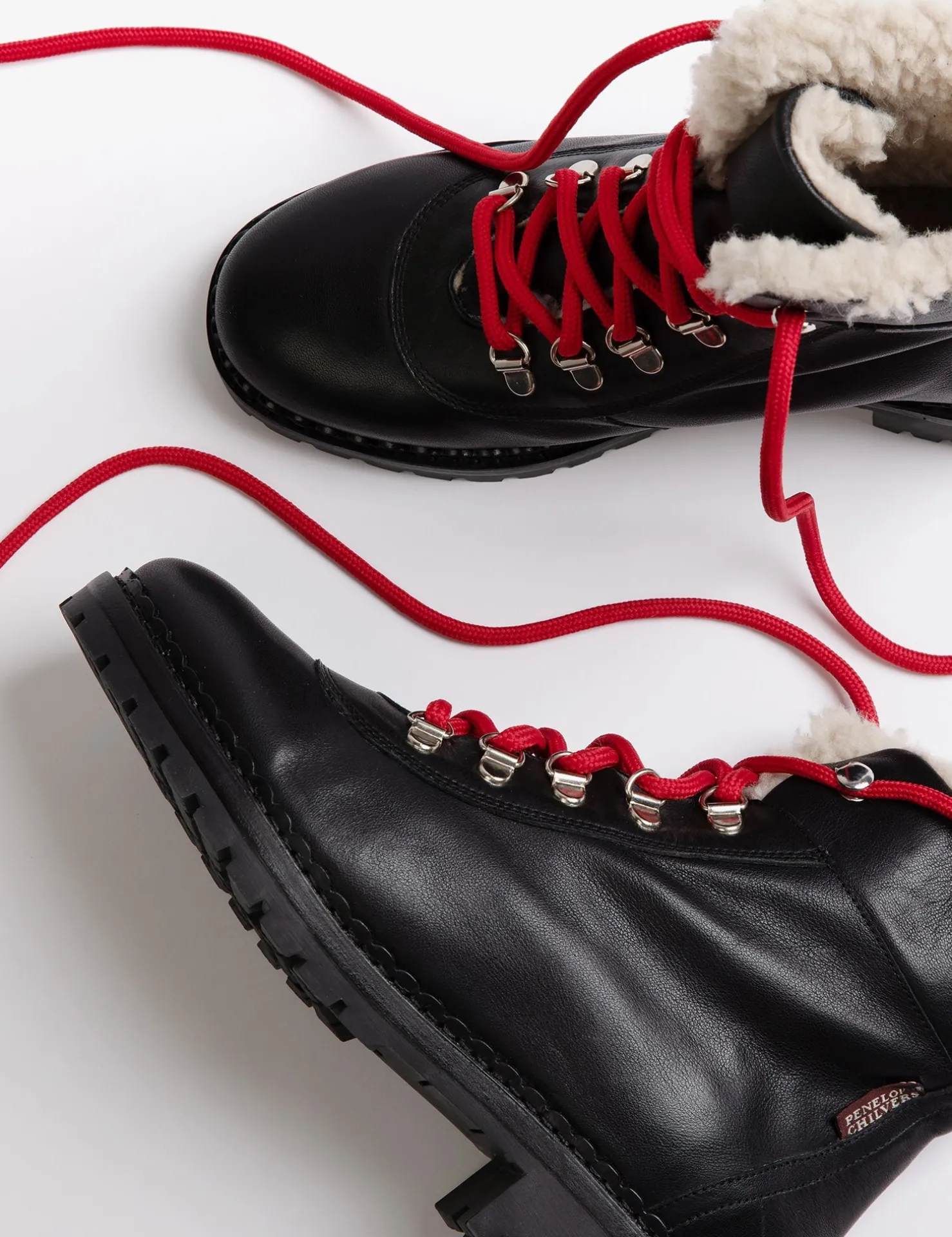 Penelope Chilvers Winter Boots | Lace Up Boots*Cortina Leather Shearling Boot