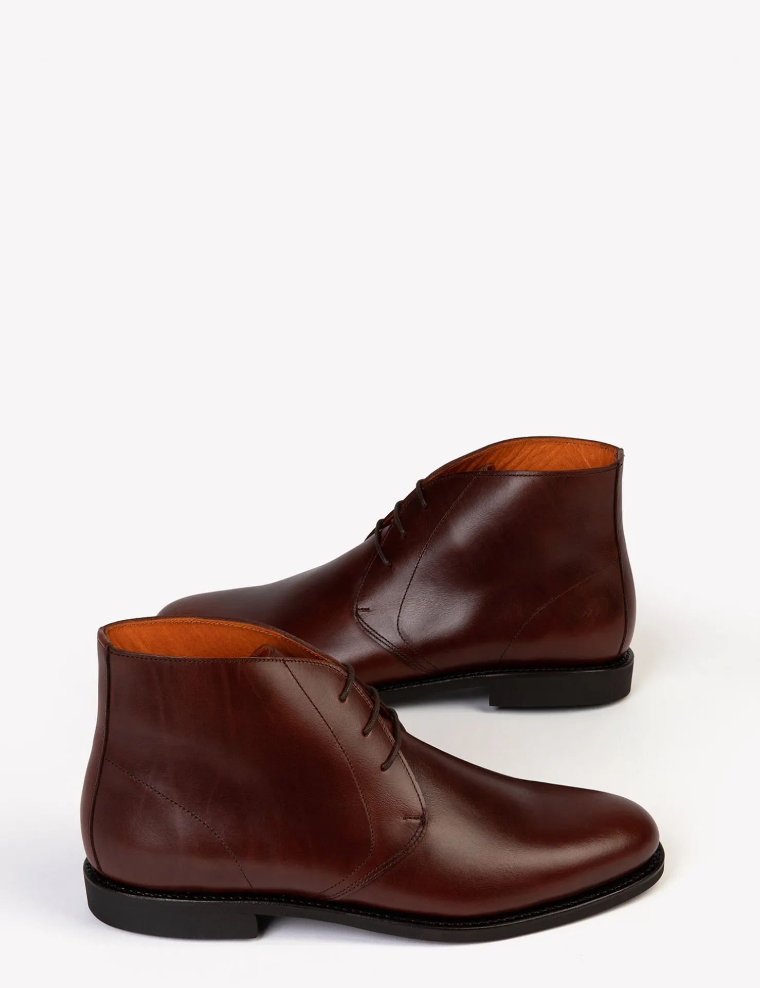 Penelope Chilvers Mens*Flint Wood Leather Chukka Boot