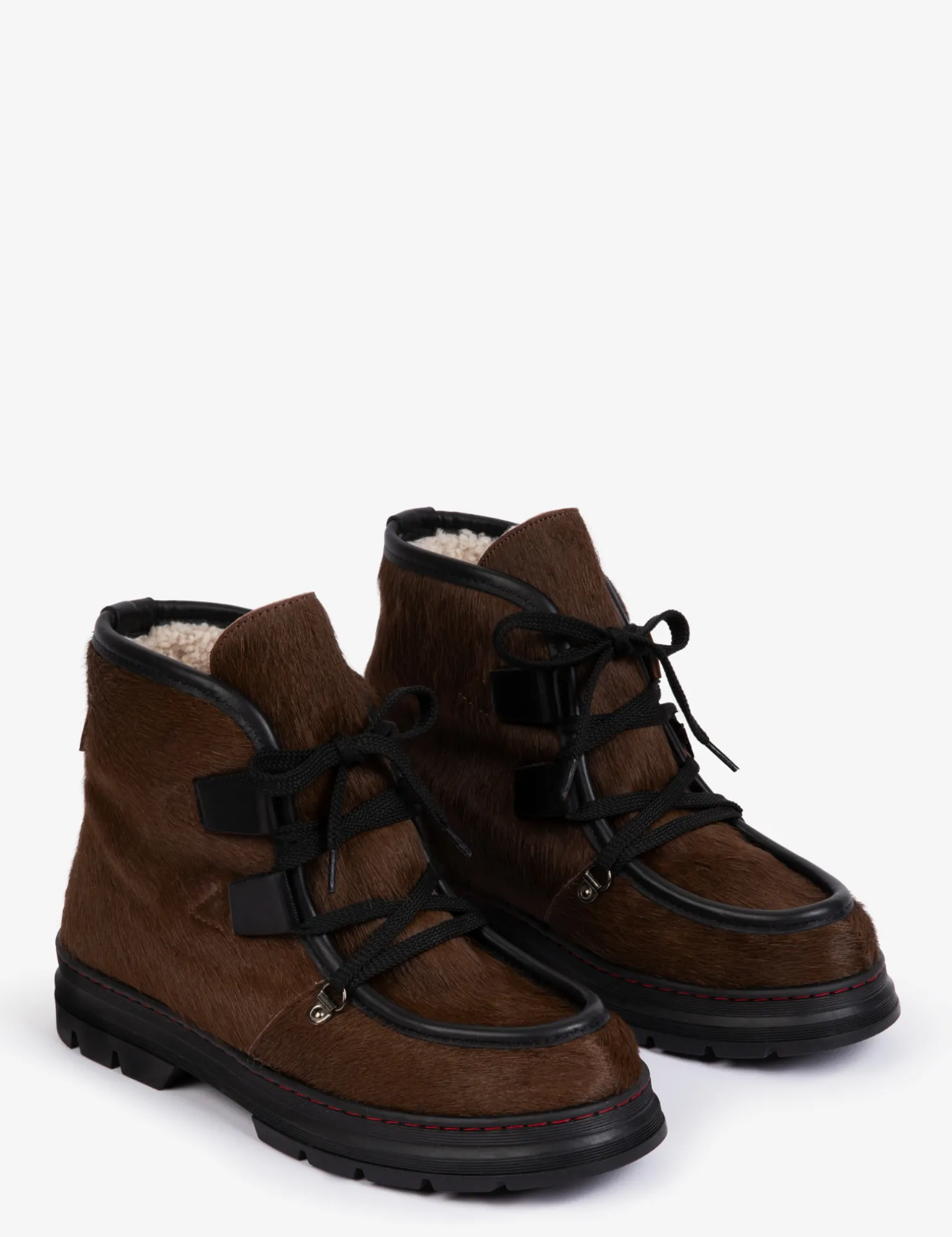 Penelope Chilvers Winter Boots | Lace Up Boots*Incredible Pony Shearling-Lined Boot