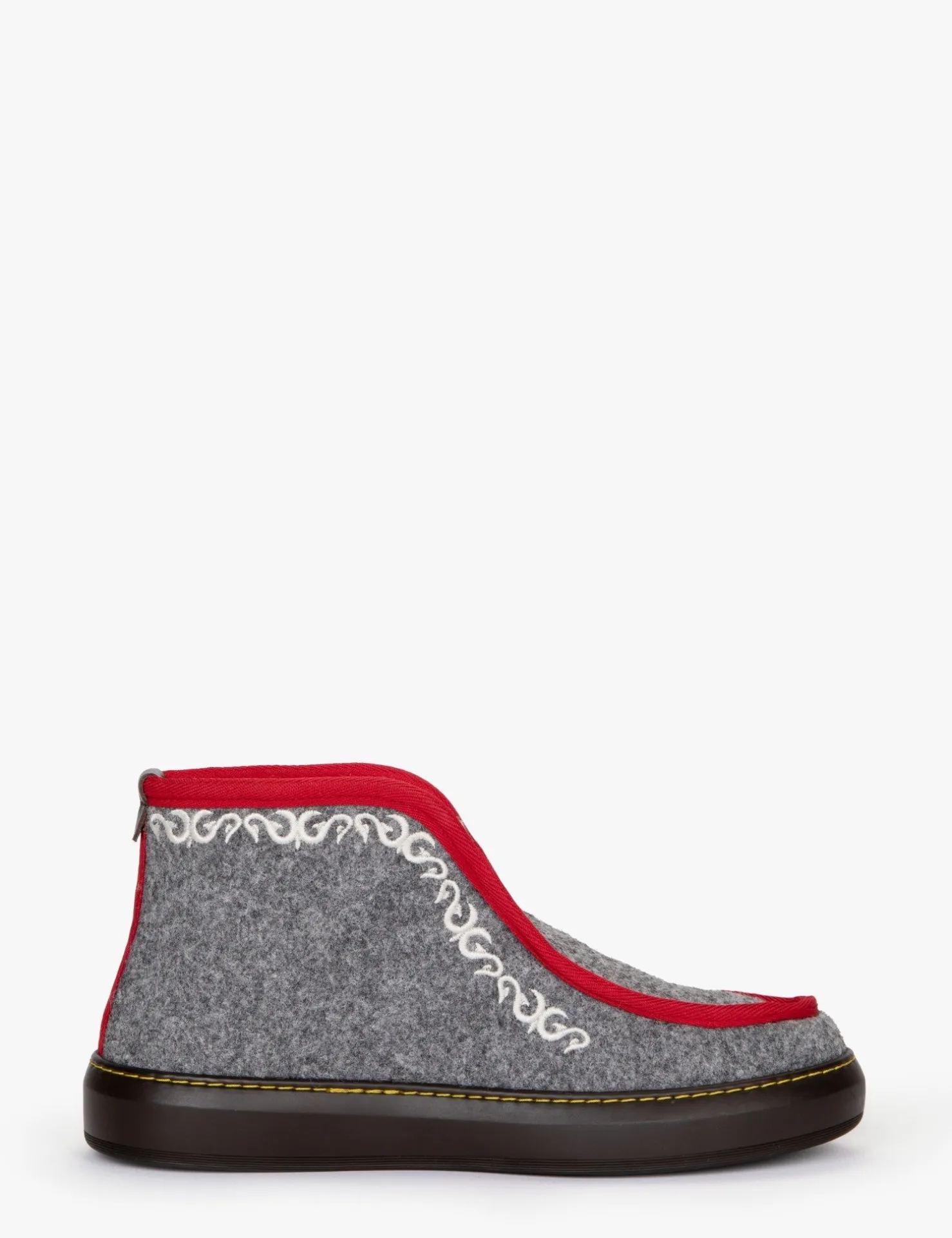 Penelope Chilvers Mens | Slippers*Inuit Embroidered Felt Wool-Lined Slipper