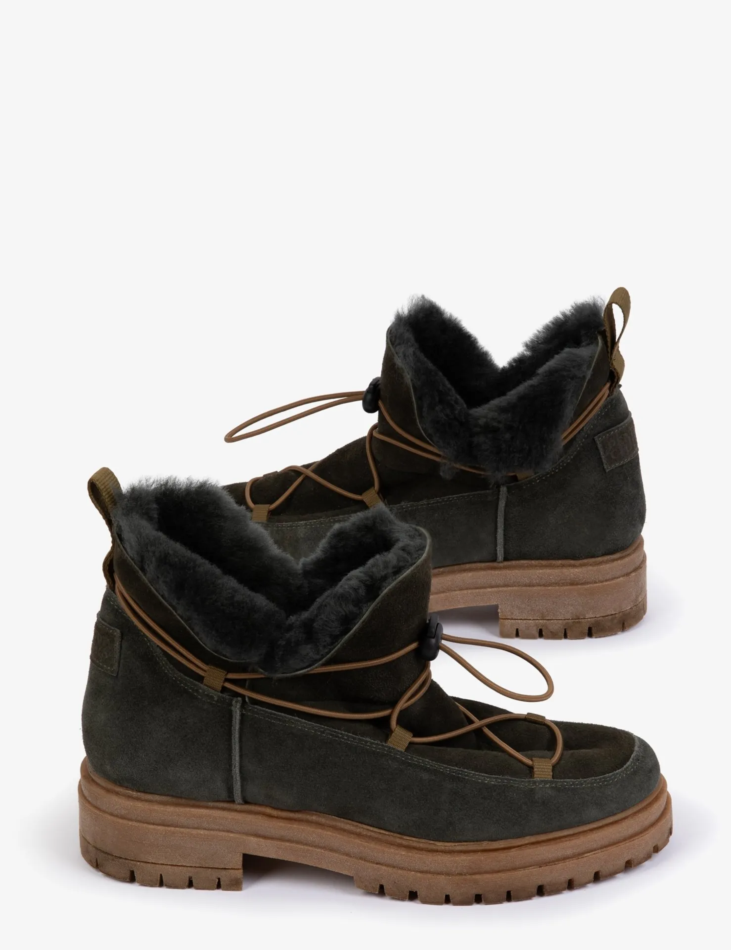 Penelope Chilvers Winter Boots | Wool & Shearling*Lomond Suede Shearling-Lined Boot