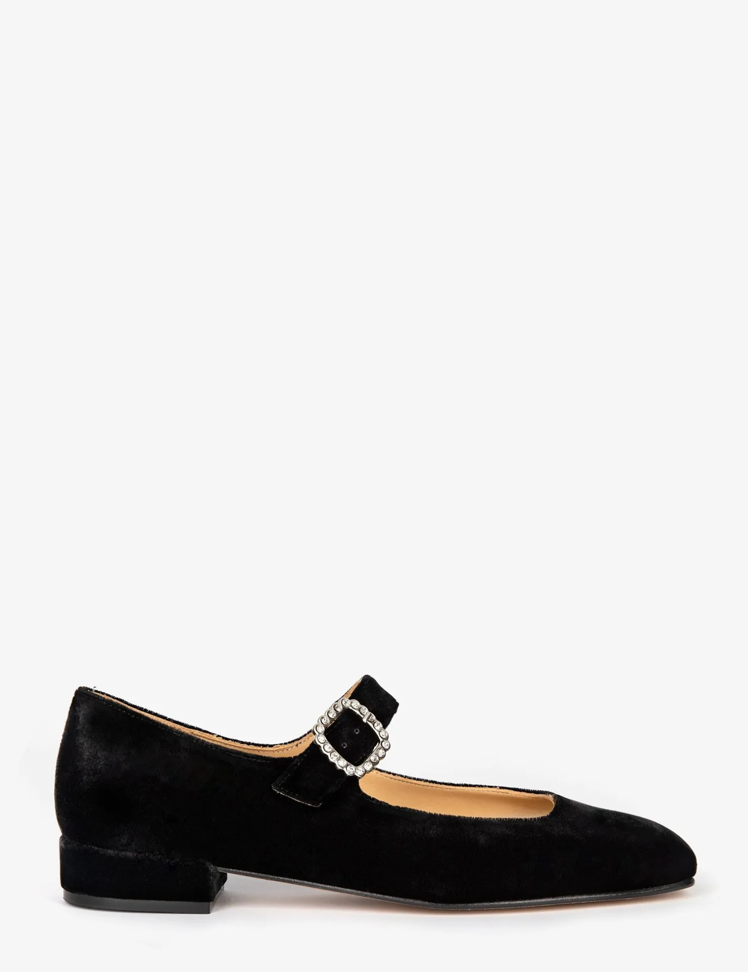 Penelope Chilvers Heeled Shoes | Mary Janes*Low Mary Jane Diamante Velvet Shoe