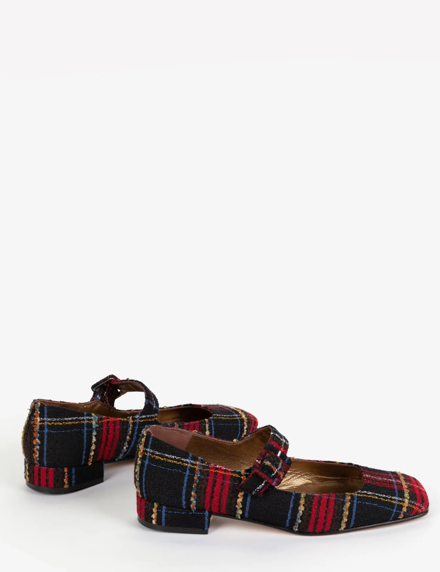 Penelope Chilvers Heeled Shoes | Mary Janes*Low Mary Jane Tartan Shoe