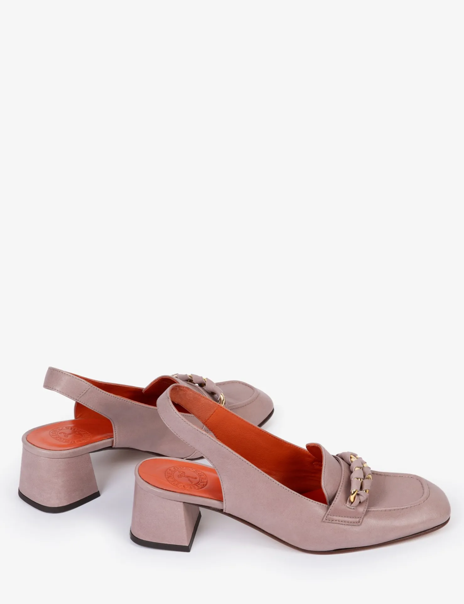 Penelope Chilvers Loafers | Heeled Shoes*Mid Lorenzo Slingback Leather Loafer