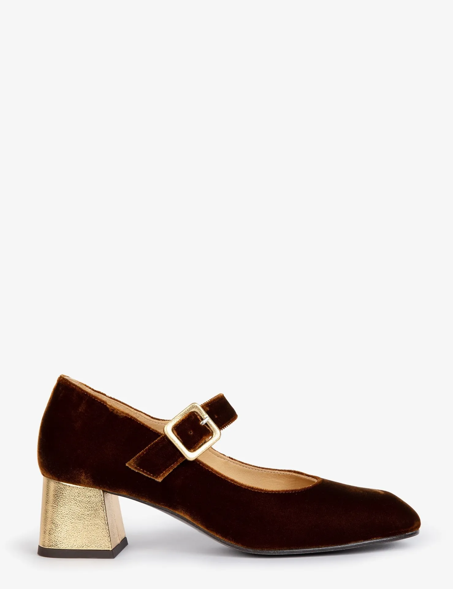 Penelope Chilvers Heeled Shoes | Mary Janes*Mid Mary Jane Velvet Shoe