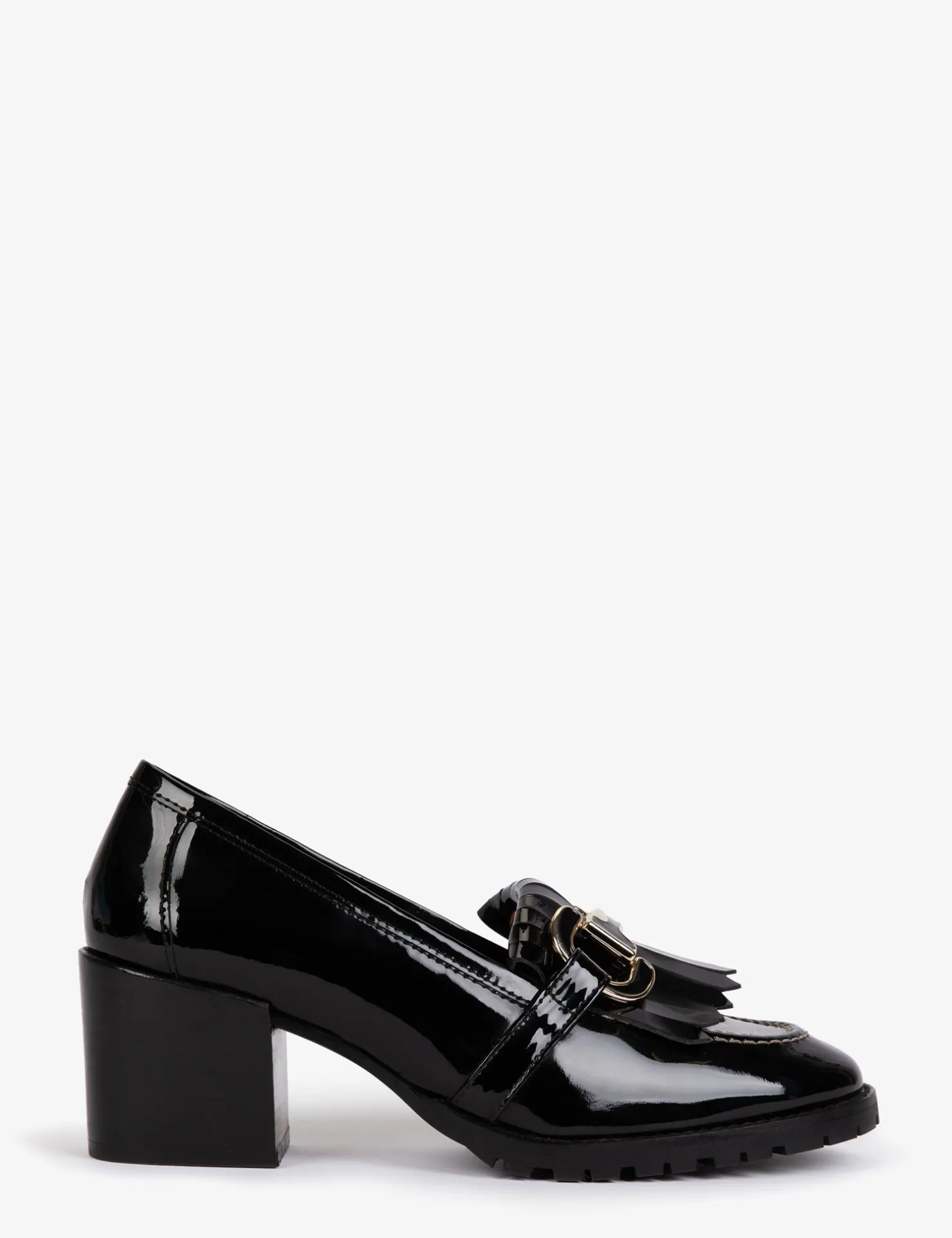 Penelope Chilvers Loafers | Heeled Shoes*Mid Monti Fringe Patent Loafer