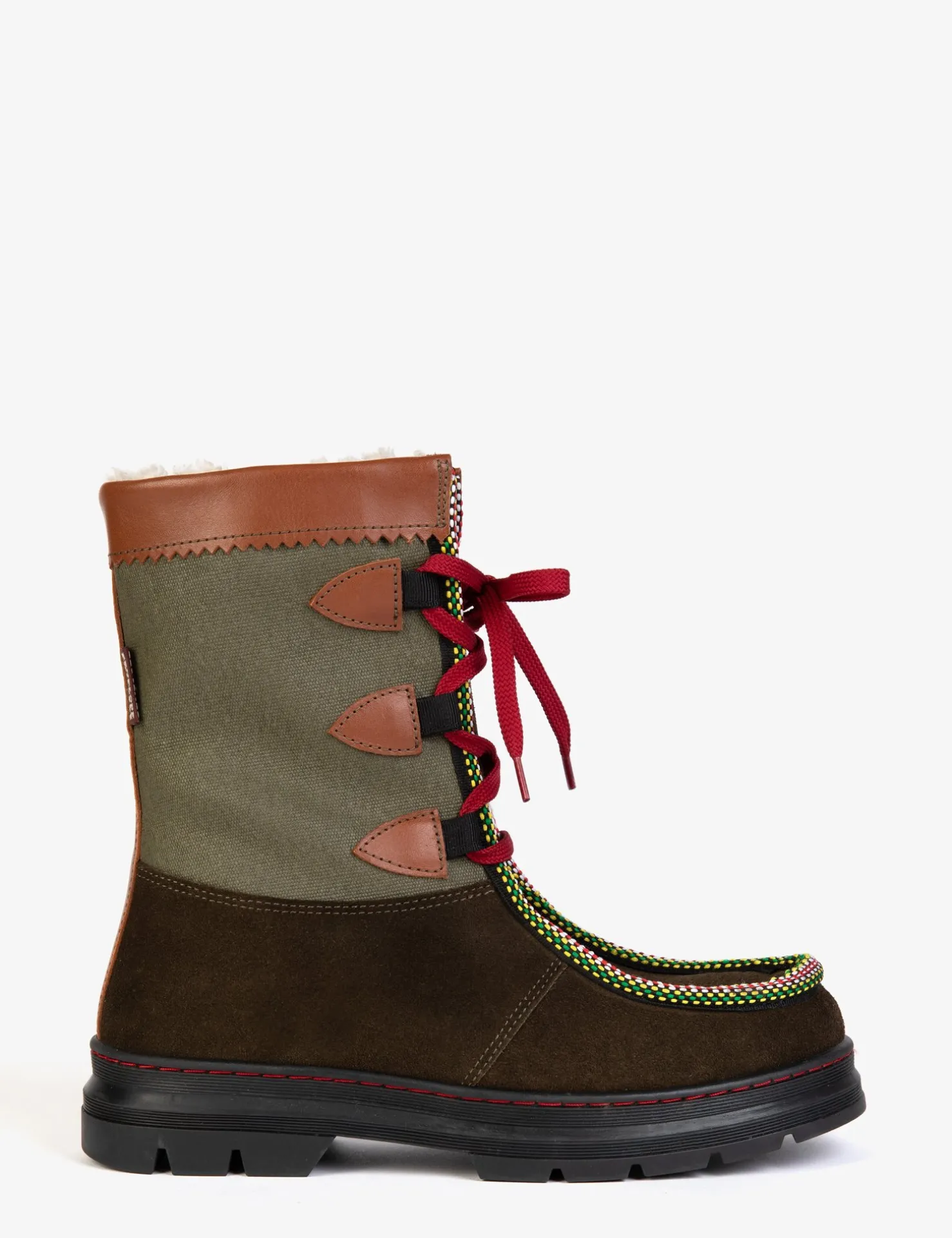 Penelope Chilvers Winter Boots | Lace Up Boots*Midcalf Intrepid Suede Shearling-Lined Boot