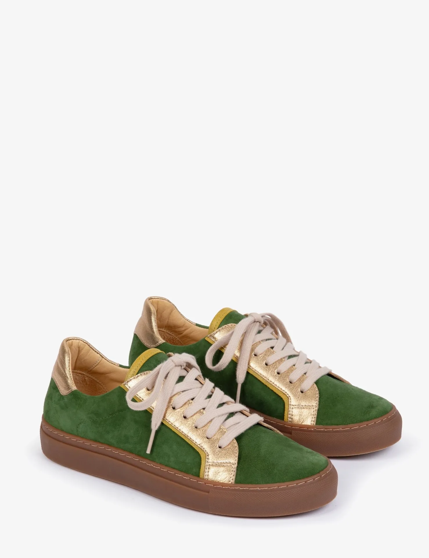 Penelope Chilvers Trainers*Paradise Suede Metallic Trainer