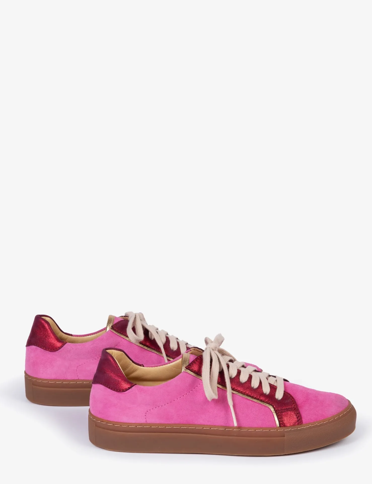 Penelope Chilvers Trainers*Paradise Suede Metallic Trainer