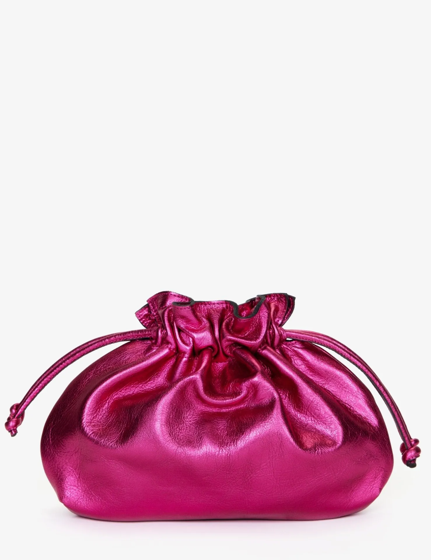 Penelope Chilvers Bags*Puffball Leather Clutch