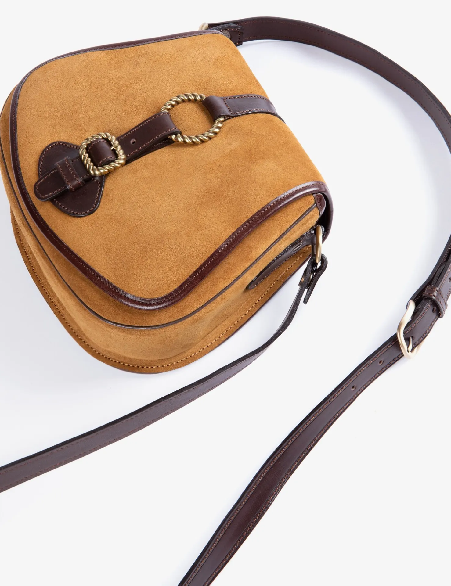 Penelope Chilvers Bags*Tambor Braided Barley Suede Bag